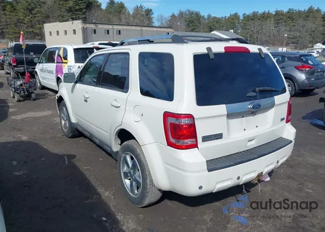 2012 Ford Escape Limited z USA, uszkodzony, nr VIN 1FMCU9EG0CKC41587